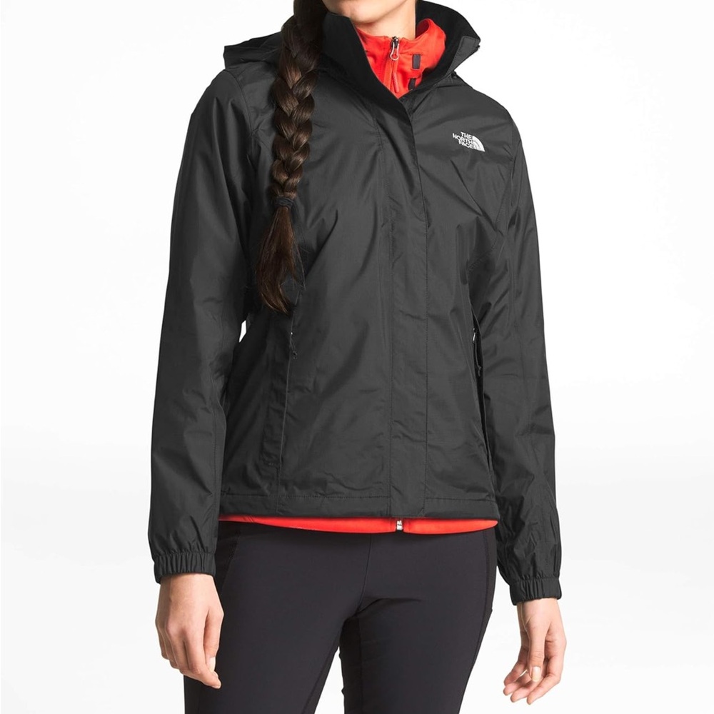 The North Face Women's Resolve II Black windbreaker Jacket